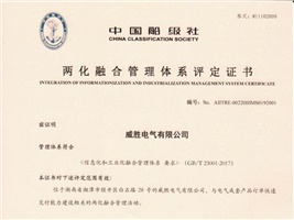喜訊 | 威勝電氣獲得兩化融合管理體系評定證書(shū)