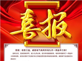 喜報：收獲三連，威勝電氣電網(wǎng)市場(chǎng)九月一周連中3標！